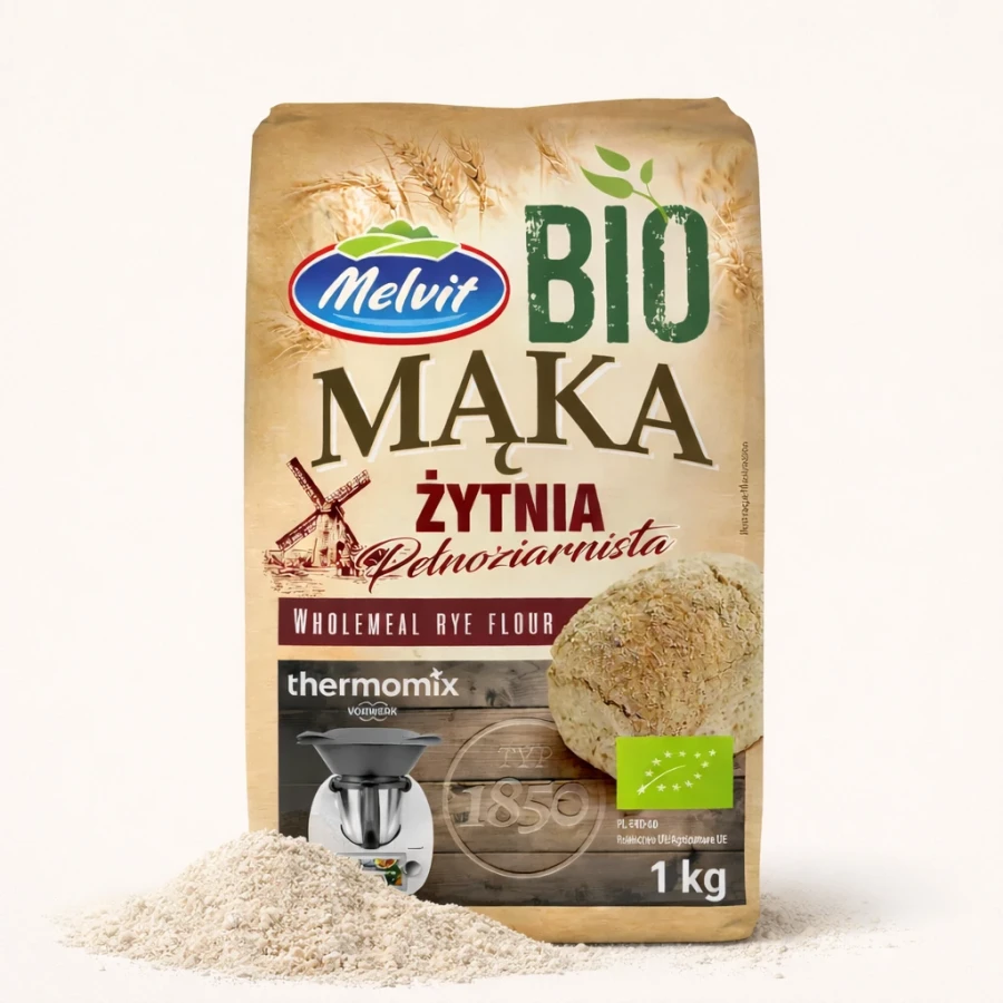 melvit_bio_maka_zytnia_pelnoziarnista_paczka_plus_rozsypana_maka_klikdelikatesy.webp